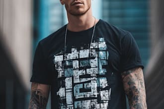 do typography t shirt design and graphic t shirt design
