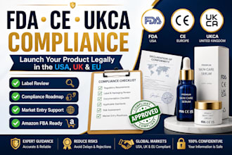 provide fda, ukca compliance consulting for your product