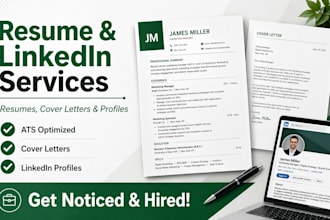 rewrite your resume cover letter and linkedin profile