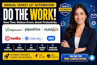 gohighlevel sms pipedrive hubspot migration twilio integration calendly workflow