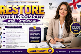 restore reinstate your dissolved uk company quickly, reinstate uk ltd rt01