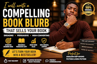 create a high converting amazon book description