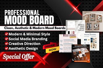 create mood boards, fashion design boards, concept boards, branding design