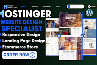design hostinger wordpress website, hostinger wix website builder, hostinger wix