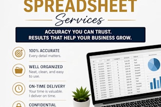do accurate data entry and spreadsheet updates