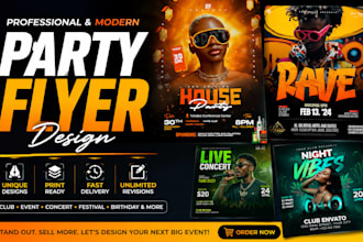 design hip hop event flyer, dj party flyer, club flyer,  nightclub posters