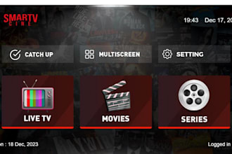 customize latest iptv app, ott apps, stream app, built in VPN for android or IOS