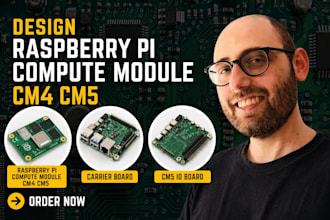 design pcb for raspberry pi compute module cm4 cm5, carrier board, cm5 io board