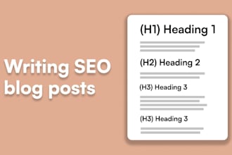 write SEO blog posts and email outreach copy