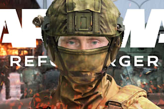 make custom armor weapons props characters for arma reforger