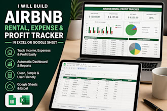 create a clean and easy to use airbnb and expense tracker in google sheets