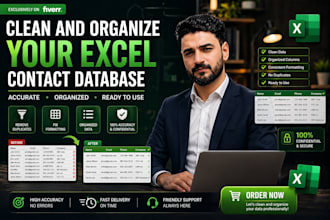 clean and organize your excel contact database