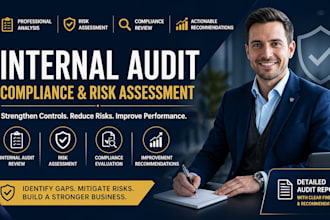 perform internal audit, compliance review, and assessment