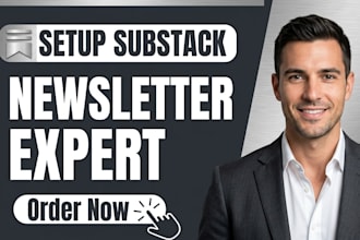 setup substack account, substack newsletter design, manage substack post