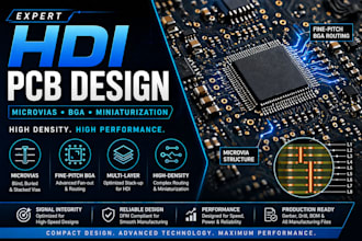 design hdi pcb with microvias and fine pitch bga for compact devices