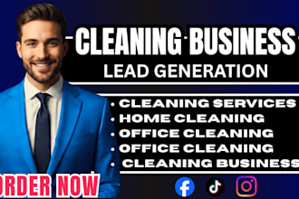 qualified cleaning business leads facebook ads cleaning service leads google