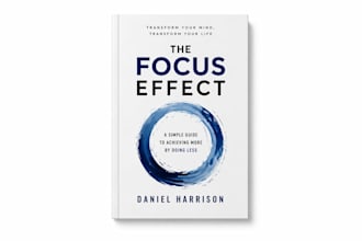 design a professional ebook, paperback book cover  and amazon