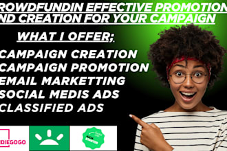 help you to lunch and fund your crowdfunding campaign