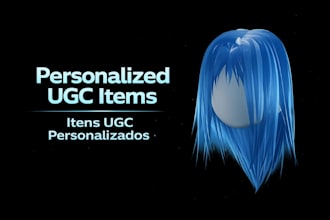 3d modeling of custom ugc items for roblox