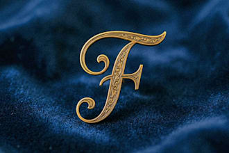 design a luxury initial or artistic letter logo