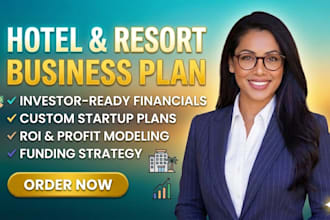 prepare hotel resort boutique financial projection startup luxury business plan