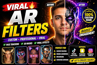 snapchat filter 3d mask geofilter vuforia snapchat filter 3d ar avatar filter