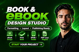 do ebook design, ebook formatting and layout design, book cover design