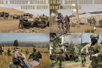 arma 3 scenario mission arma 3 model reskin arma 3 server setup arma reforger
