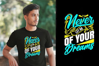 design eye catching t shirt graphics for your brand