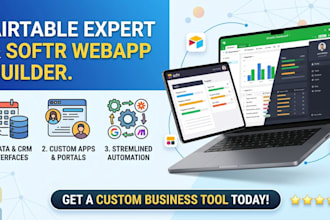 airtable automation, airtable expert, airtable crm interface, glide softr webapp