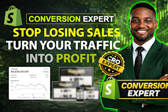 be your shopify cro expert and optimize your store for higher conversion rates