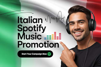 do spotify music promotion in italy