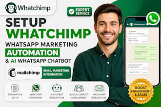 setup whatchimp whatsapp marketing automation ans ai whatsapp chatbot mailchimp