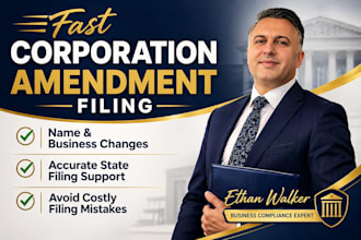 file corporation articles of amendment for name or business changes