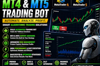 develop ai trading bot using python for crypto and forex automation
