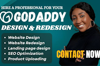 godaddy website design godaddy website redesign develop godaddy website design