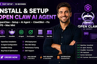 install open claw setup open claw ai agent clawdbot open claw fix vps mac mini
