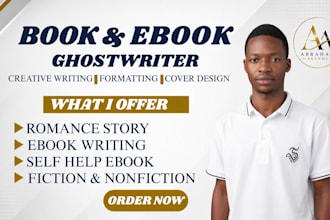 romance betareader fiction self help ebook writer, amazon nonfiction ghostwriter
