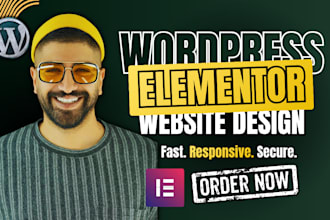 wordpress website design wordpress website development, wordpress elementor pro