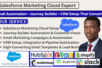 salesforce marketing cloud automation journey builder and email campaign setup