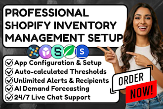 setup shopify inventory mgt assisty prediko stockie thrive sumtracker easyecom
