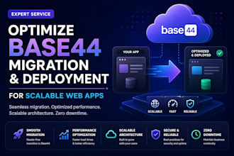 optimize base44 migration and deployment for scalable web apps