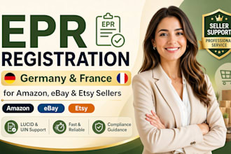do epr registration for germany, france, amazon, ebay, etsy