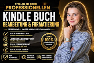 ich formatiere ihr buch professionell fur amazon KDP print und ebook