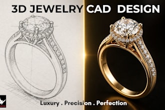 design 3d jewelry cad for rings necklace and pendants for 3d printing rhinoceros