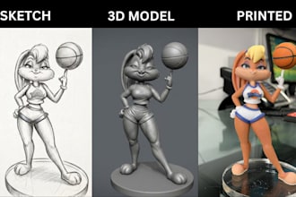 convert 2d photo to 3d toy figures, image to 3d model stl file for printing