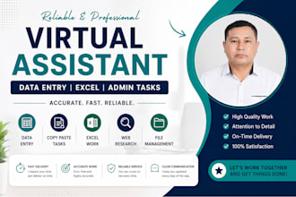 sere tu asistente virtual para tareas de ingreso de datos y administrativas