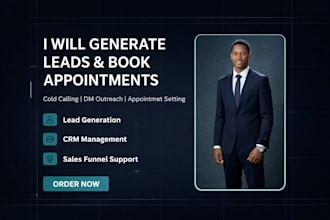 generate leads and book sales appointments