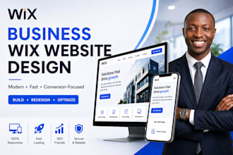 wix business website design, wix studio expert, redesign SEO, wix website design