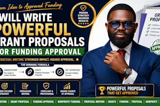 write powerful grant proposals for funding approval